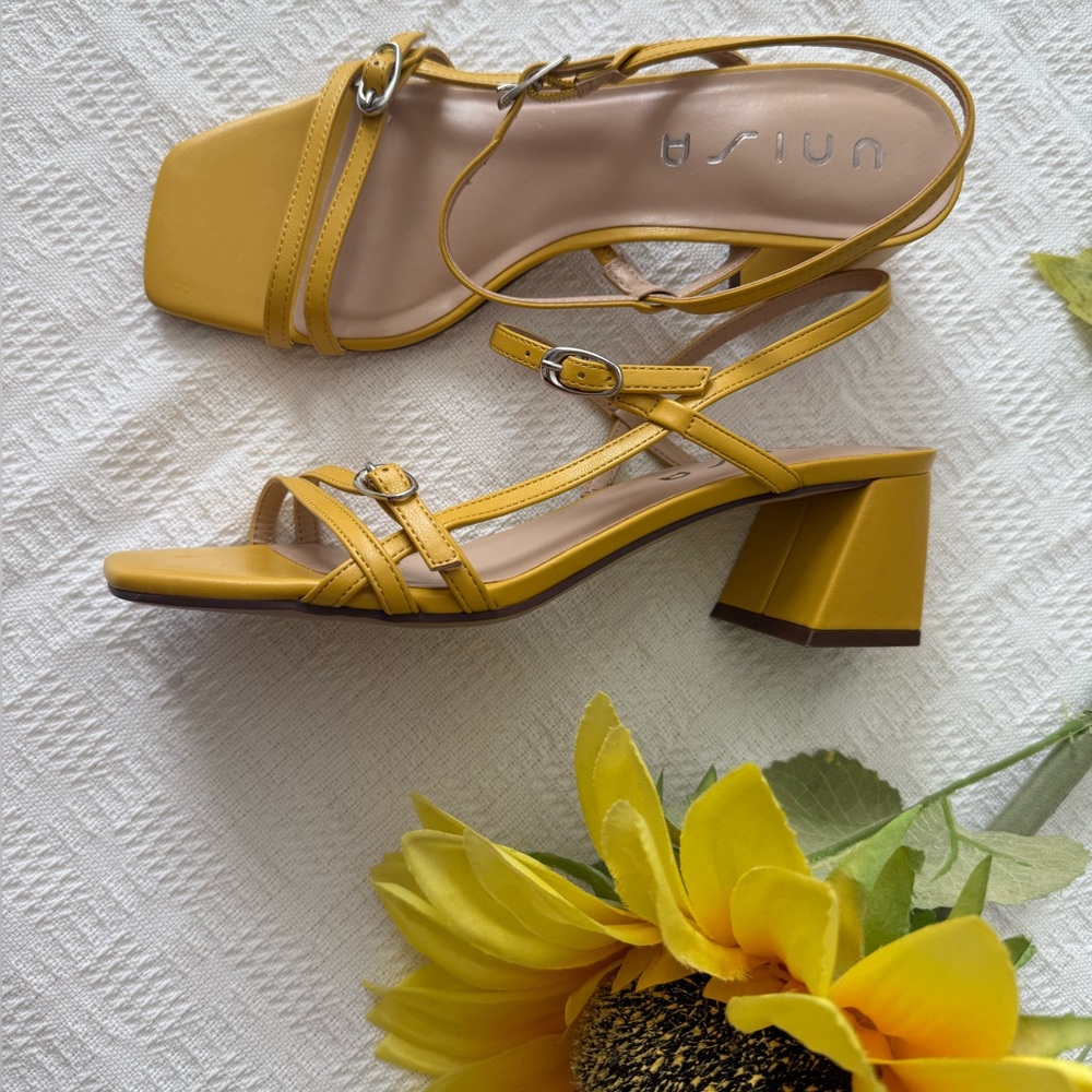 Unisa Mustard Yellow Strappy Sandals
New - Picture 4 of 8